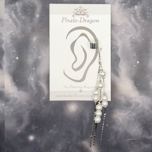 Pearl Drops Non-Pierced Ear Cuff (EC5050)