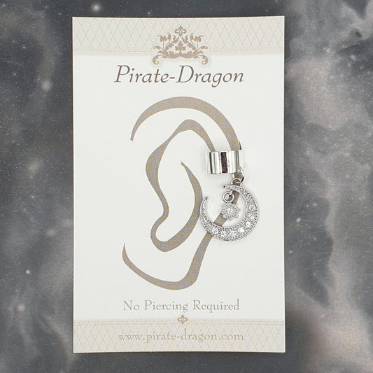 Crescent Moon Non-Pierced Ear Cuff (EC9349)