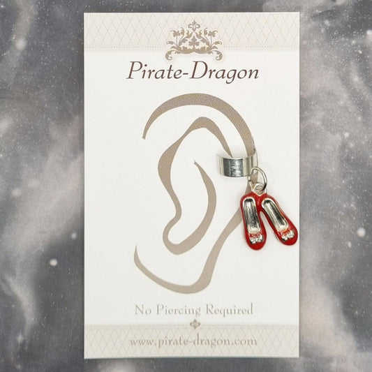 Red Shoes Non-Pierced Ear Cuff (EC9526)