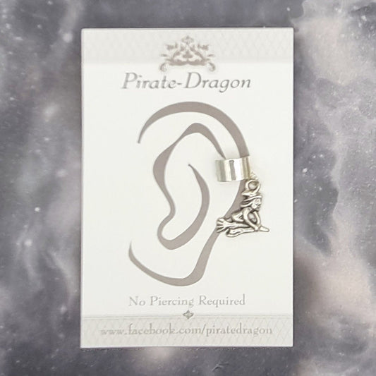 Silver Witch Non-Pierced Ear Cuff (EC9632)