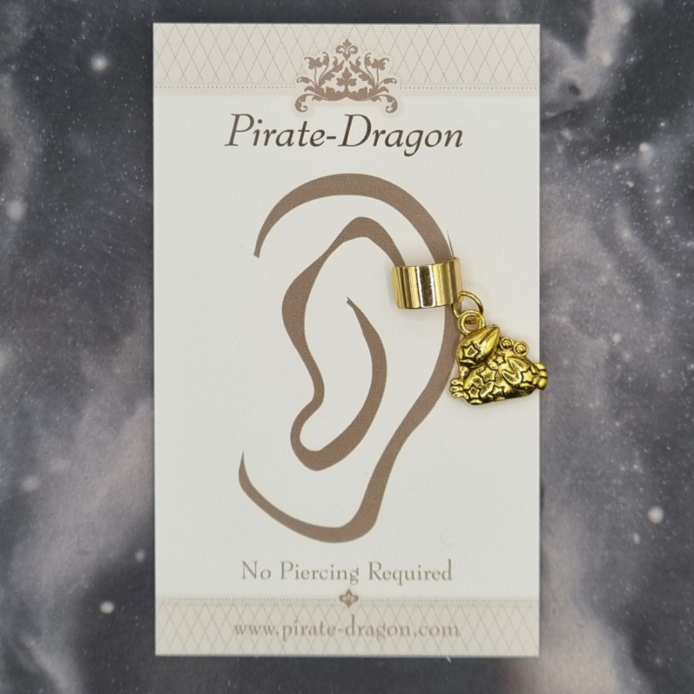 Gold Crab Non-Pierced Ear Cuff (EC9760)